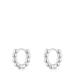 Small silver Hoop earrings Gloss