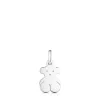 Small Silver Sweet Dolls bear Pendant