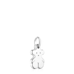 Small Silver Sweet Dolls bear Pendant