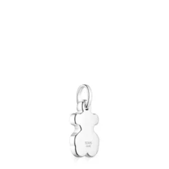 Small Silver Sweet Dolls bear Pendant