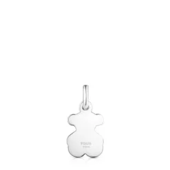 Small Silver Sweet Dolls bear Pendant