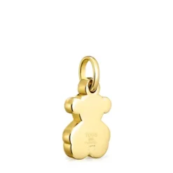 Small Silver Vermeil Sweet Dolls bear Pendant