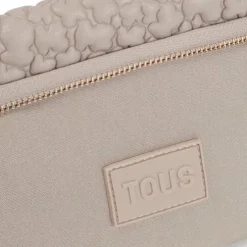 Small taupe Crossbody bag TOUS Jane Puffy Bear