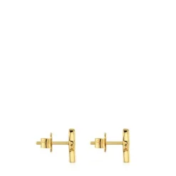 Small TOUS MANIFESTO Earrings with 18 kt gold plating over silver