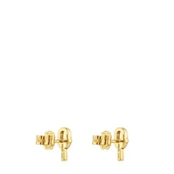 Small TOUS MANIFESTO Earrings with 18 kt gold plating over silver