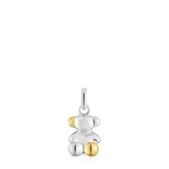 Small two-tone Bold Bear Pendant