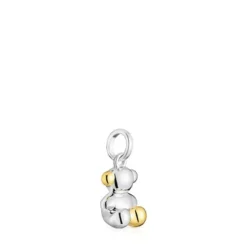 Small two-tone Bold Bear Pendant