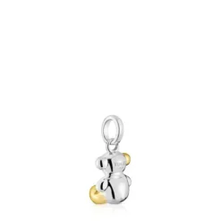 Small two-tone Bold Bear Pendant