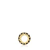 Small Vermeil Silver Shield Pendant with Spinels