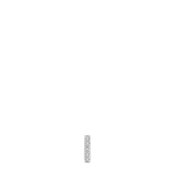 Small white-gold strip Single earring with diamonds TOUS Grain