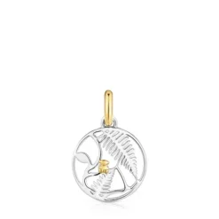 Small Yunque two-tone openwork pendant