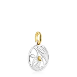 Small Yunque two-tone openwork pendant
