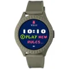 Smarteen Connect Watch with green silicone strap