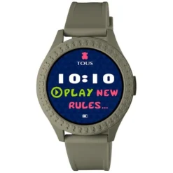 Smarteen Connect Watch with green silicone strap