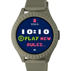 Smarteen Connect Watch with green silicone strap