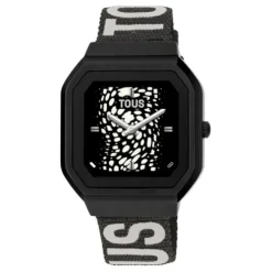 Smartwatch with nylon strap and lilac silicone strap B-Connect
