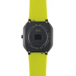Smartwatch with nylon strap and green silicone strap B-Connect