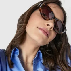 Square Bear Havana sun glasses
