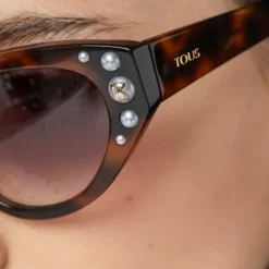 Square Bear Havana sun glasses