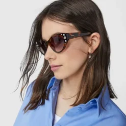 Square Bear Havana sun glasses