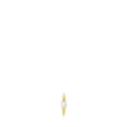 Steel and gold-colored IP steel Lure Piercing