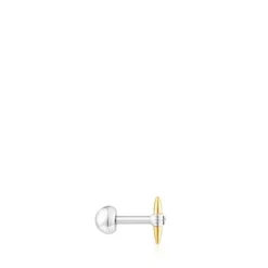 Steel and gold-colored IP steel Lure Piercing