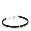 Steel and White TPUS Gold Icon Mesh Bracelet with Diamonds Bear motif