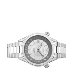 Steel Tender Time Watch with rotating bevel