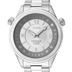 Steel Tender Time Watch with rotating bevel