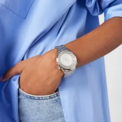 Steel Tender Time Watch with rotating bevel
