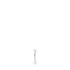 Steel TOUS Pearl ear Piercing with pearls