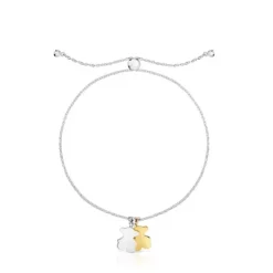 Sweet Dolls two-tone chain bear Bracelet