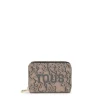 Taupe Change purse-cardholder Kaos Mini Evolution New