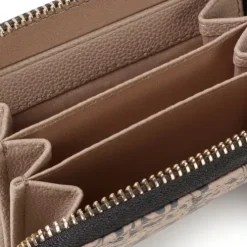 Taupe Change purse-cardholder Kaos Mini Evolution New