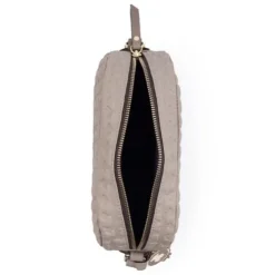 Taupe colored Leather Sherton Crossbody bag