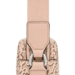 Taupe-colored Crossbody reporter bag Kaos Mini Evolution