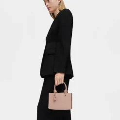 Taupe-colored horizontal Minibag TOUS La Rue New