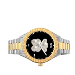 T-Bear Connect Smartwatch with steel and gold-colored IP steel wristband