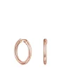 TOUS Basics small Earrings in Rose Silver Vermeil