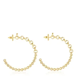 TOUS Calin Hoop earrings with rings