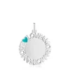 TOUS Crossword Amor Medallion Pendant