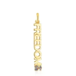 TOUS Crossword Freedom Pendant