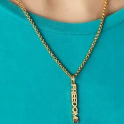 TOUS Crossword Freedom Pendant