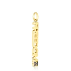 TOUS Crossword Freedom Pendant