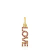 TOUS Crossword Love Pendant with amethyst
