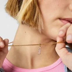 TOUS Crossword Love Pendant with amethyst