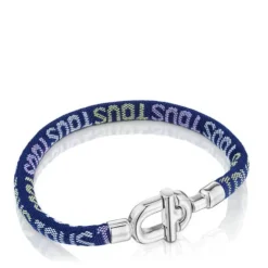 TOUS MANIFESTO Bracelet in silver with cord