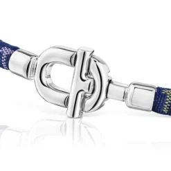 TOUS MANIFESTO Bracelet in silver with cord