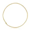 TOUS MANIFESTO curb chain Choker with 18kt gold plating over silver