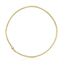 TOUS MANIFESTO curb chain Choker with 18kt gold plating over silver